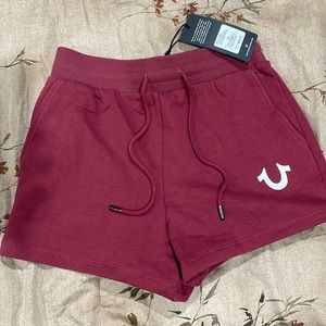 True religion sweat shorts